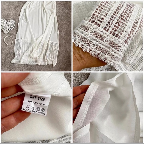 New Bohemian Crochet Detailed Tunic Maxi Dress - Picture 8 of 10